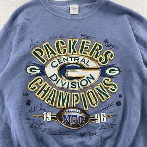 Vintage Green Bay Packers Sweatshirt Crewneck Small NFL Football Champions 90s